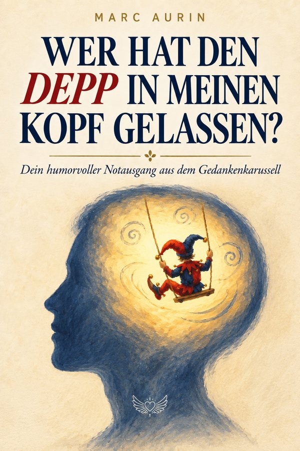 Buchcover Wer hat den Depp in meinen Kopf gelassen von Marc Aurin