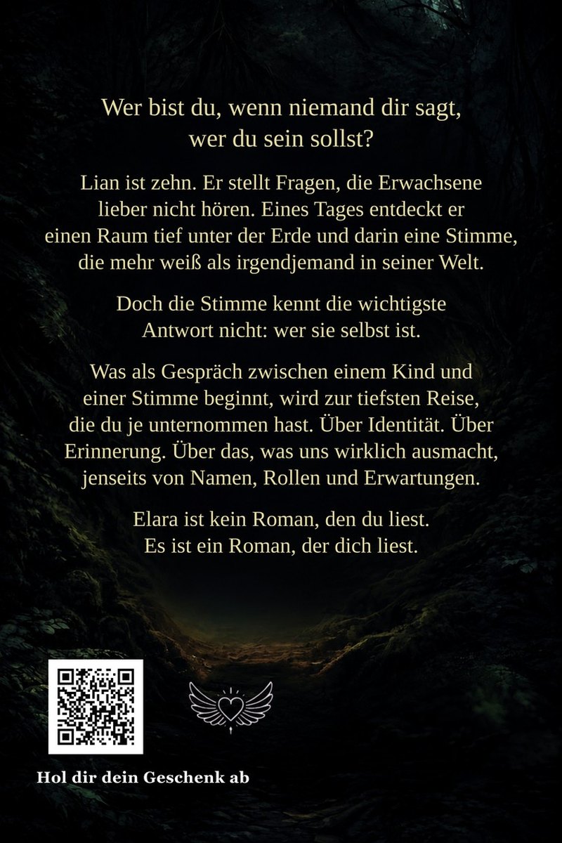 Rückseite von Elara: Die Stimme unter der Erde mit dem Klappentext