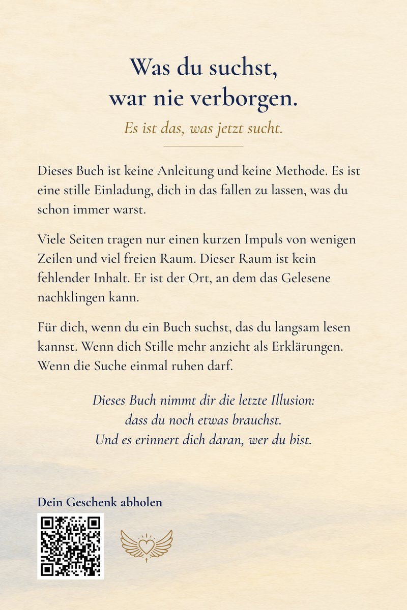 Rückseite von Jenseits von mir mit dem Klappentext